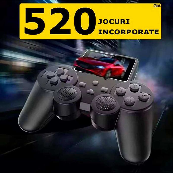 Consola Jocuri Video Retro Controller Portabila 520 Jocuri Acumulator