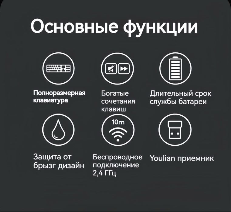 Беспроводной комплект: клавиатура + мышь Logitech MK540