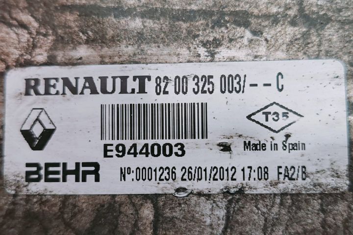 Radiator Intercooler 8200325003C Renault Scenic a 2-a generatie seria