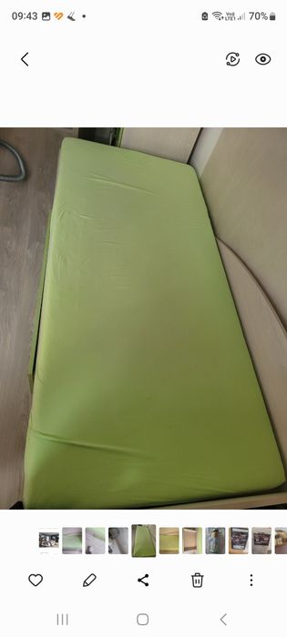 Pat cu spațiu de depozitare 90×200 cu saltea ortopedica inclusa