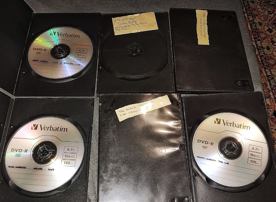 DVD-R дискове с metal концерти и клипове !