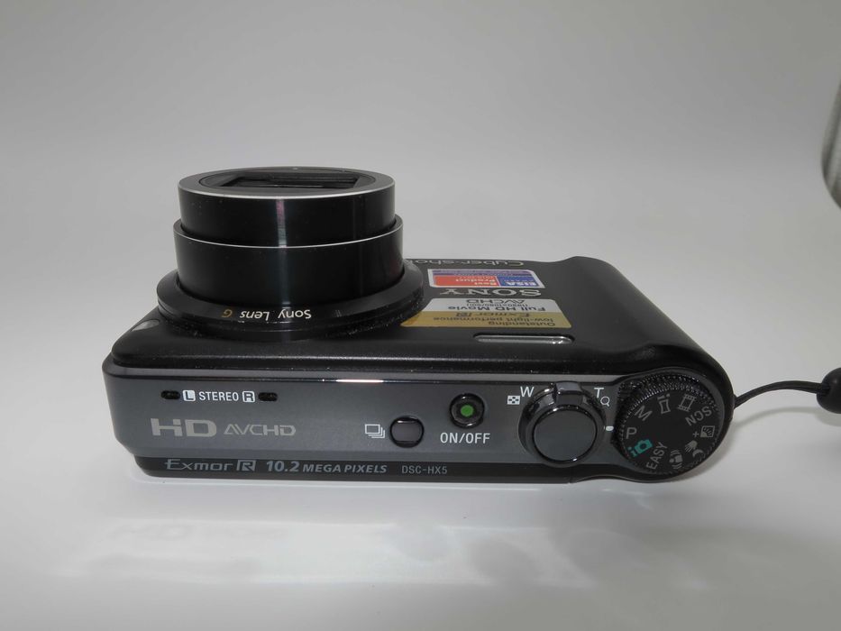 Sony Cyber-shot DSC HX5 ултра компактен цифров фотоапарат, дигиталн акамера като НОВА, пълен комплект, работи отлично