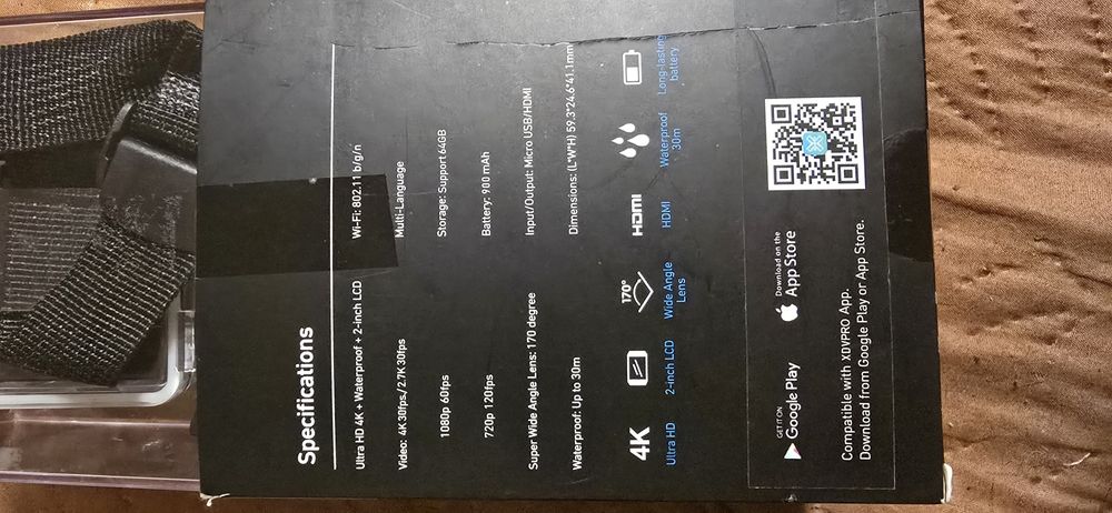 Action camera (екшън камера) 4к WF470DS