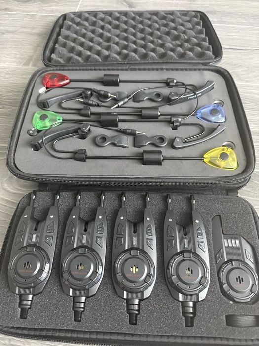 Set 4 avertizori + statie Wind Blade D5-W plus 4 Swingheri cu penar