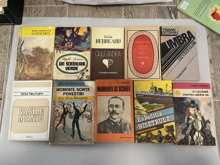 Cărți vechi beletristică