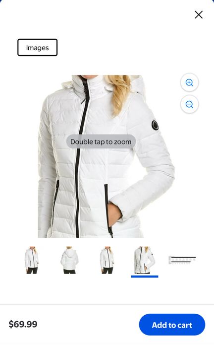 Дамско зимно яке бяло