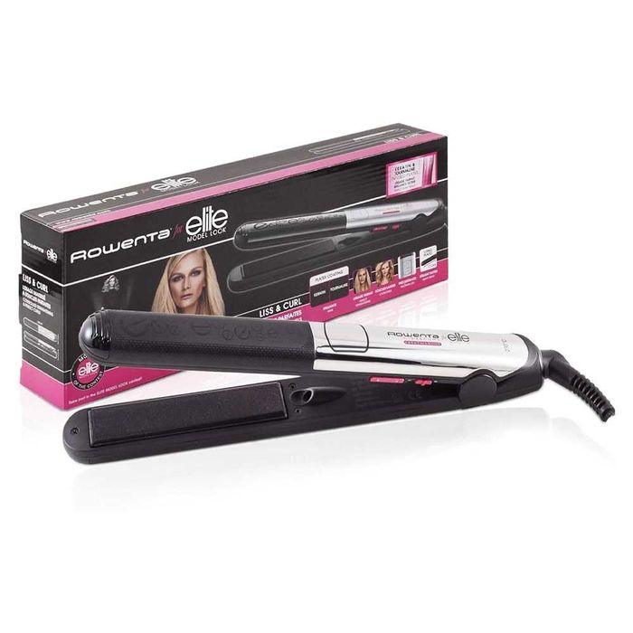 Placă de păr Rowenta Liss& Curl, Keratin Shine.