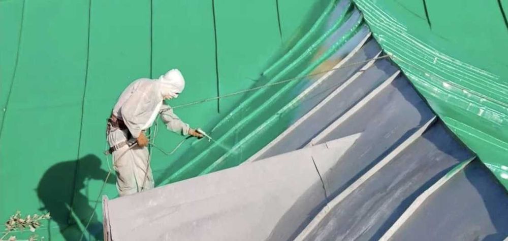 Покраска крыши (быстро, качественно)