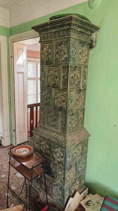 Кахлена печка/камина австрийска 3броя