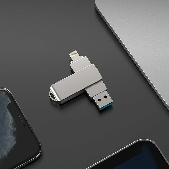 Универсална флашка 128GB за iPhone/ Android/ Windows