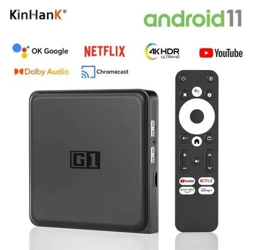 Kinhank G1 , S905X4, RAM 4 GB DDR4, ROM: 32GB