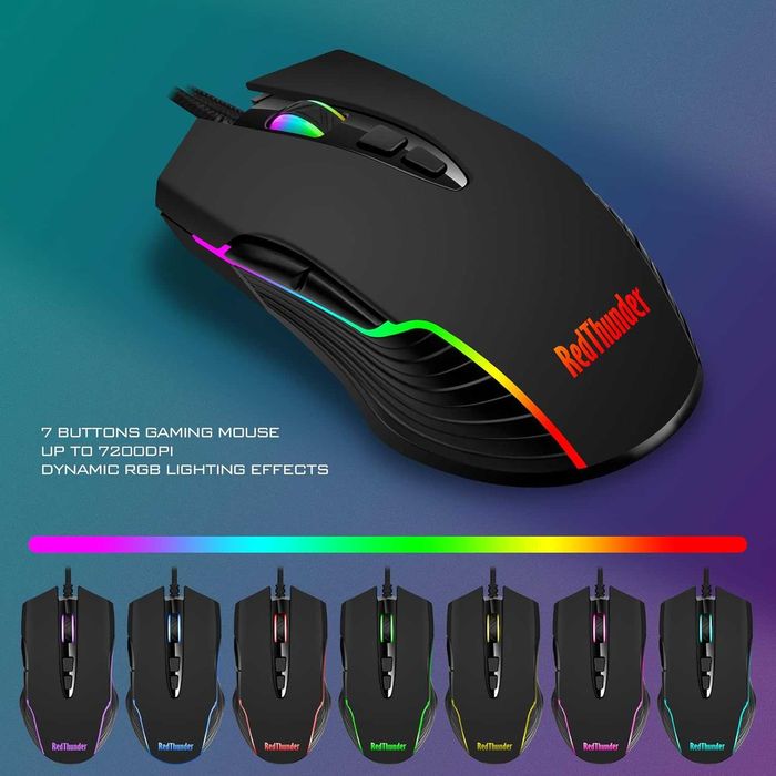 RedThunder K10 Set Tastatură + Mouse Gaming cu Fir — Nou în Cutie