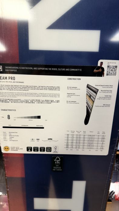 Snowboard Nitro Team Pro