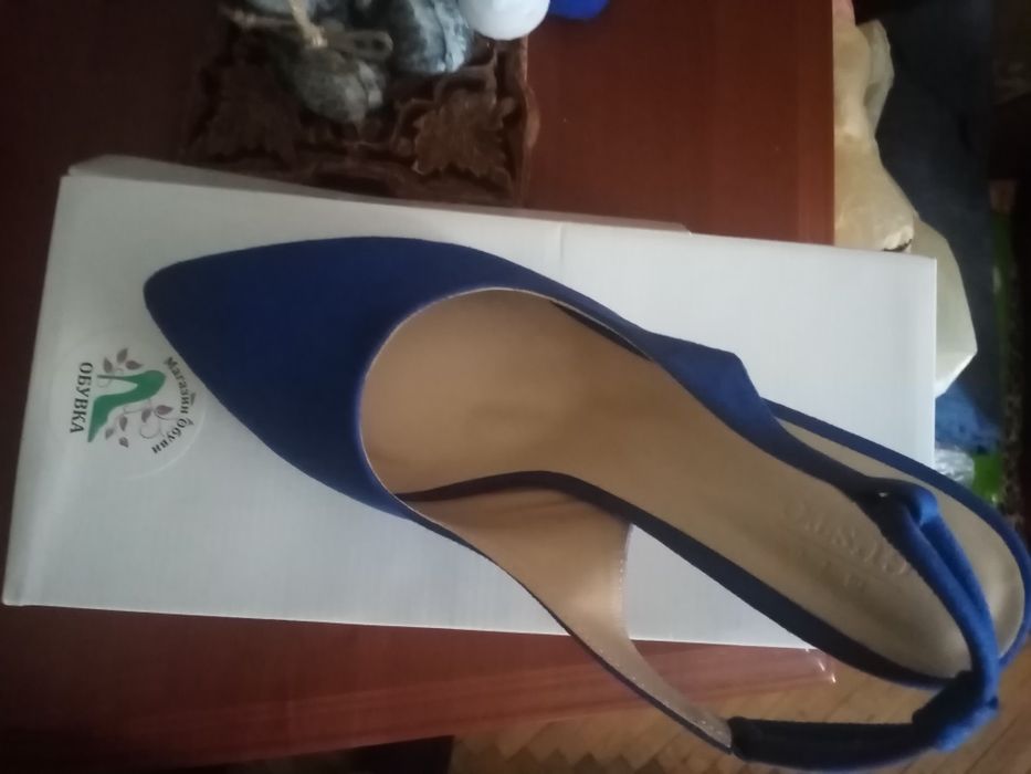 Туфли замшевые 40-41 размер