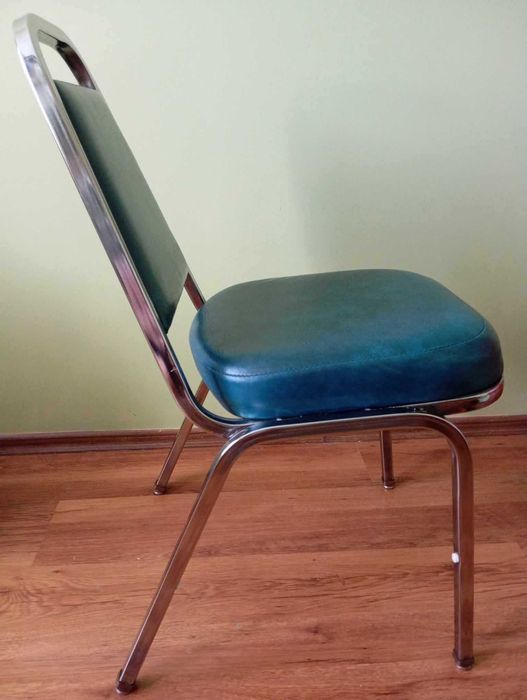 15 лева за офис - стол от  стомана/еко кожа