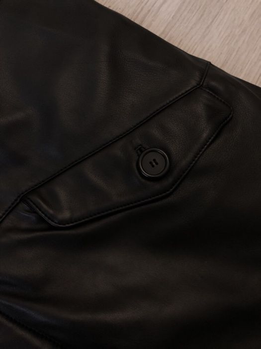 Мужская дубленка с норкой