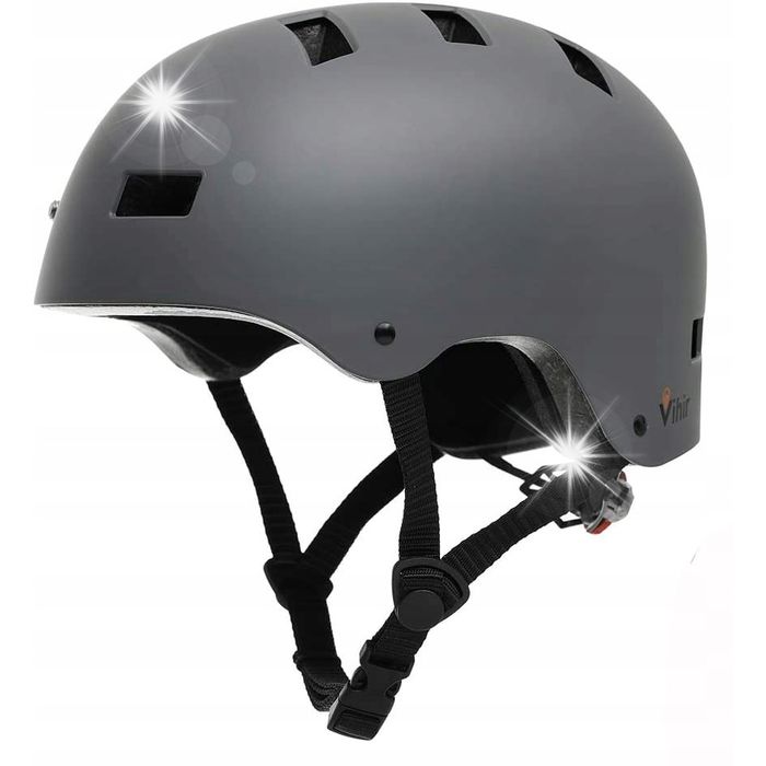 VIHIR - Cască de ski, skateboard, bicicletă, adult/copii, mărime M