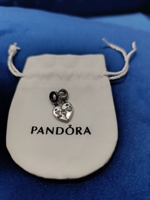 Двойной шарм I Love you от Пандора, подарок на праздник