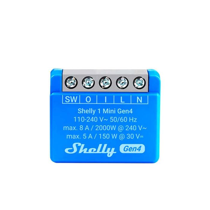 Shelly 1 Mini Gen4 – Matter и Zigbee Превключвател