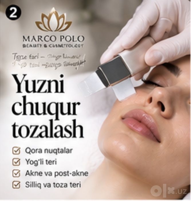 Yuzni chuqur tozalash — professional kosmetolog