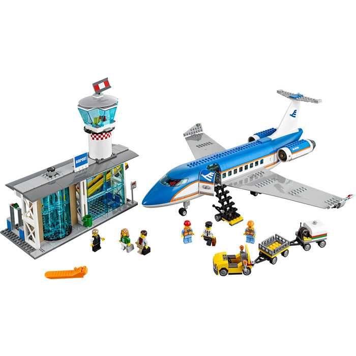 Lego City Avion + aeroport (3182, 60104, 60103)