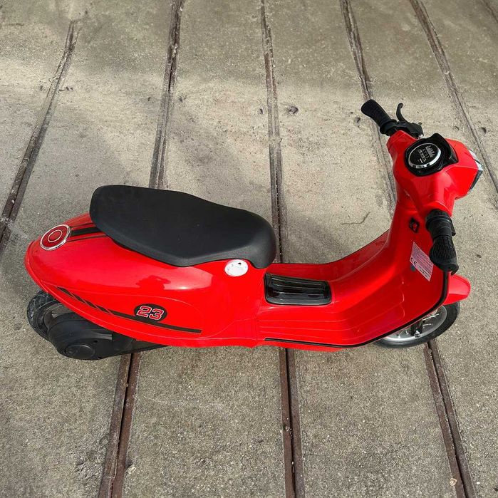 Scuter electric pt copii Kinderauto BJX2423 350W roti gonflabile RED