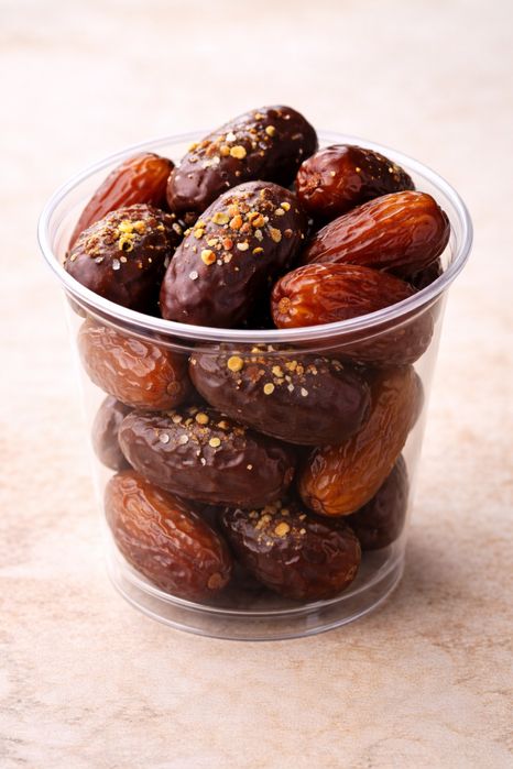 Royal Dates — финики в шоколаде в стаканчиках