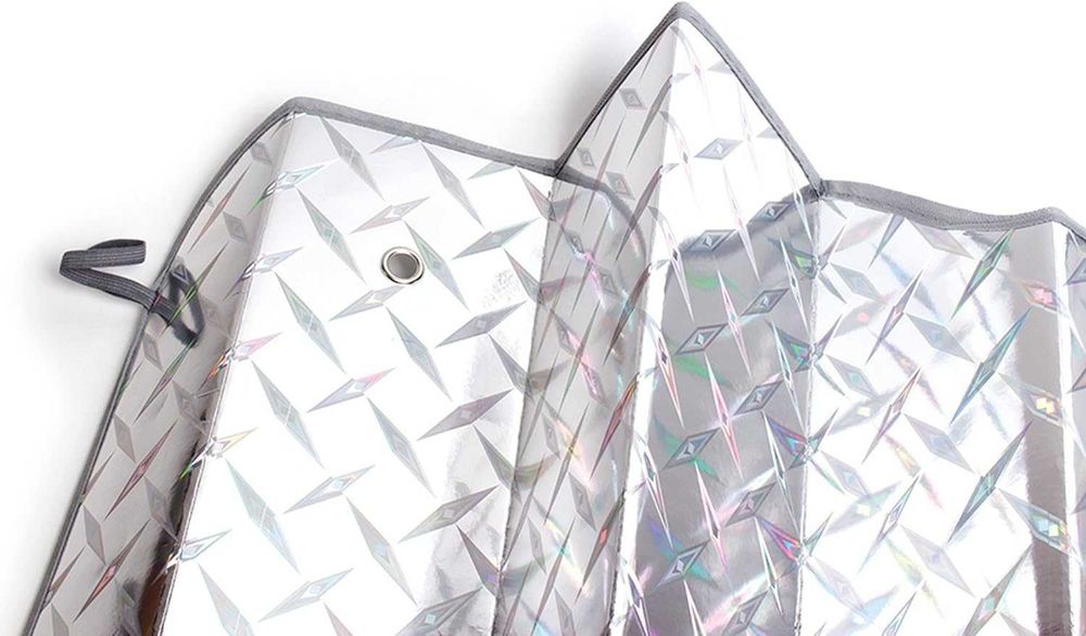 Слънцезащитен сенник за предното стъкло за кола, 140 x 70 см