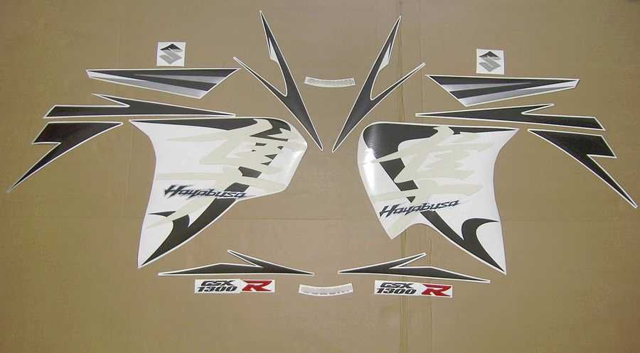 Стикери Сузуки 1340 Hayabusa 2008-2009г лепенки Suzuki Хаябуса графики