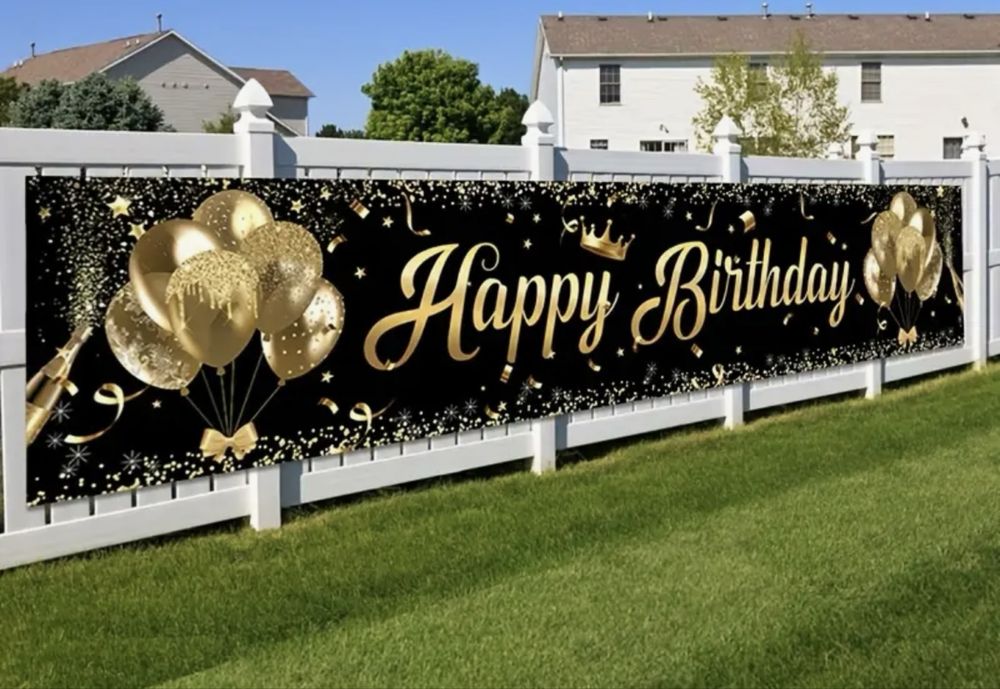 Банер за рожден ден