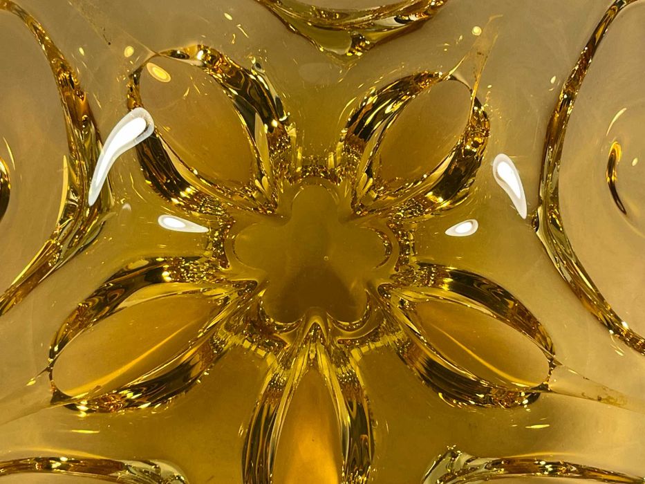 fructiera bol farfurie platou vas sticla cristal Murano art deco jugendstil midcentury art nouveau bauhaus