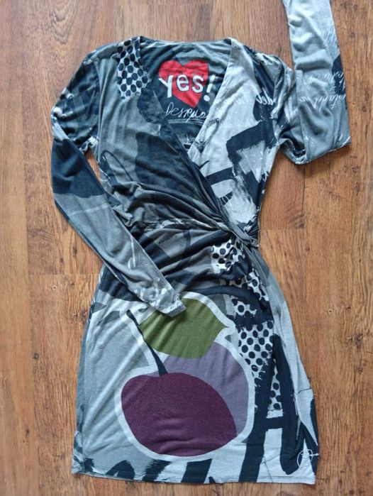 DESIGUAL multicoloured dress - дамска рокля р-р М