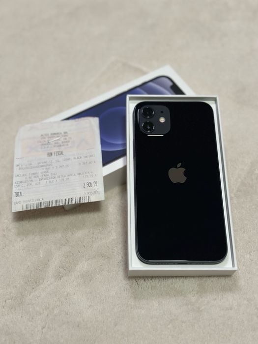 iPhone 12 Black 128 GB ca nou stare absolut impecabila 87% 5G full box