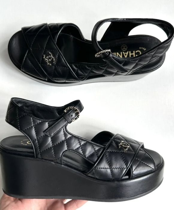 Chanel сандали платформа 37
