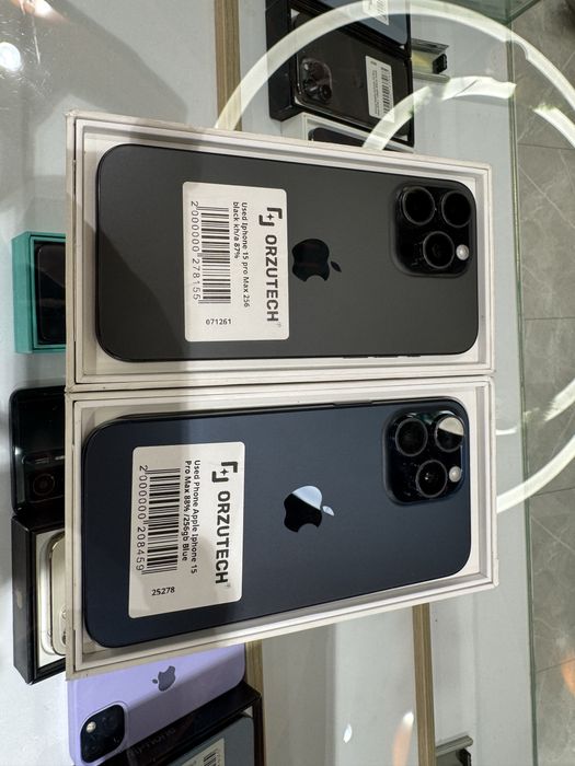 Iphone 15 pro max 256 1sim. Natural,Black,Blue Titan