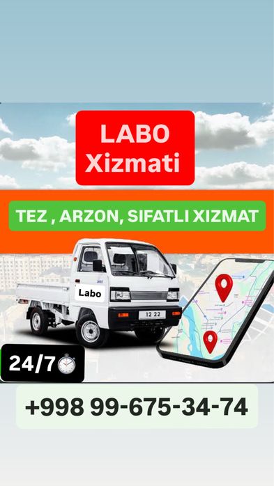 Labo xizmati 24/7 ishlaymiz