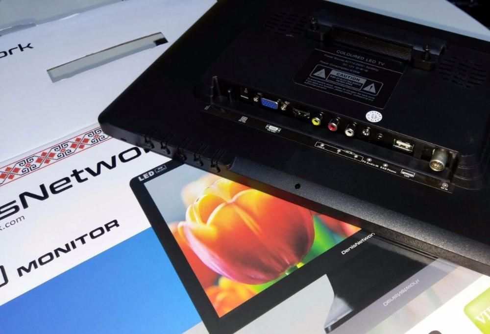 Tv auto T2 Digital DTV, camion, rulota, Tir 12v portabil LED HD ∅40cm