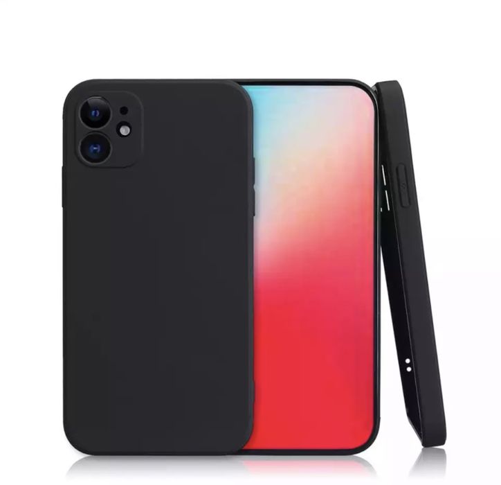Iphone 12/13 PRO MAX Husa Silicon Perfect Fit Protectie Camera Black