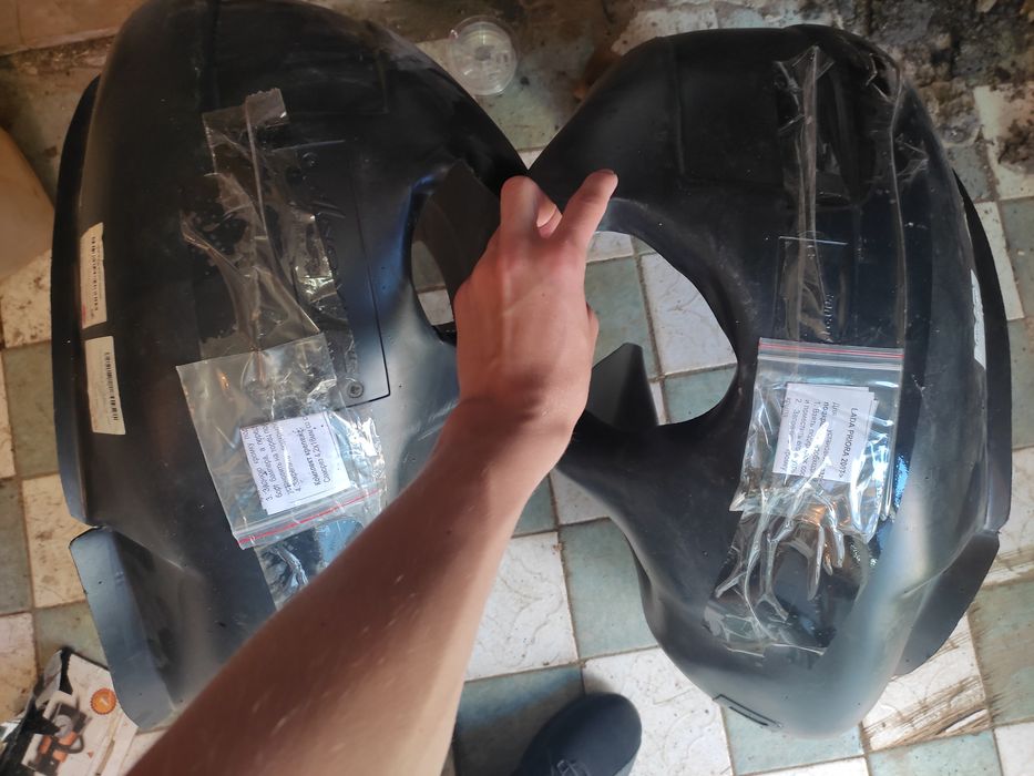 Подкрылки задние