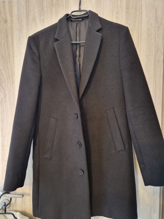 Palton Bărbați Negru