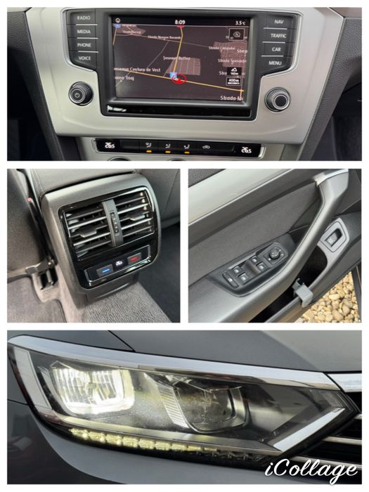 Volkswagen Passat B8 Model 2017 DSG RAR Efectuat Cash/Rate/Avans 0%