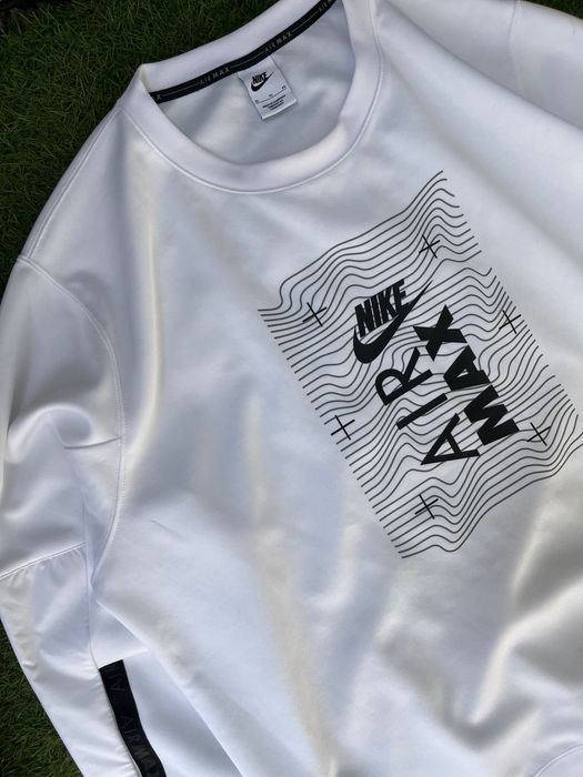 Мъжка блузка : Nike Sportswear Air Max Sweatshirt White XL