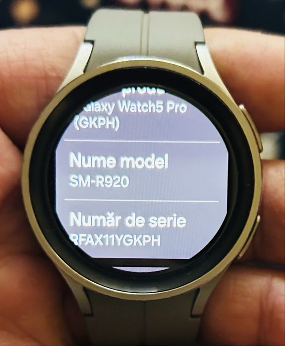 Samsung Galaxy Watch 5 Pro 45mm Black Titanium (SM-R920) - Ca Nou / Impecabil