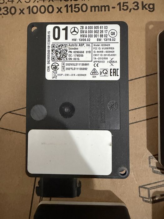 Distronic / Blind assist Mercedes A B C CLA CLS GLA GLC GLE S ML