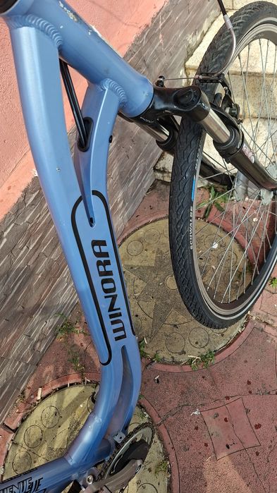 Bicicleta 28 Albastru usoara 8 viteze