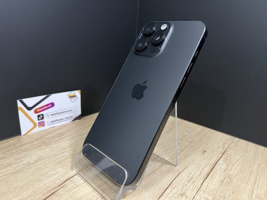 Iphone 16 Pro Max 256Gb Titanium Black Second-Hand Foarte Bun 3 ani ga