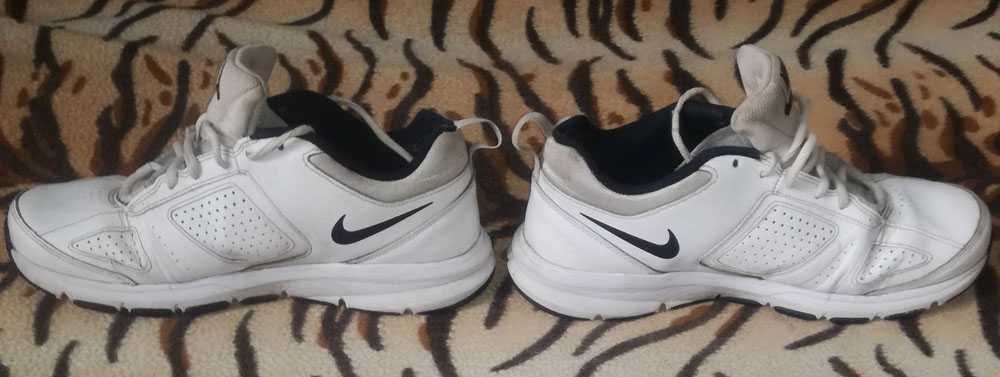 NIKE T-LITE XI Оригинални Бели Маратонки-Обувки от Естествена Кожа