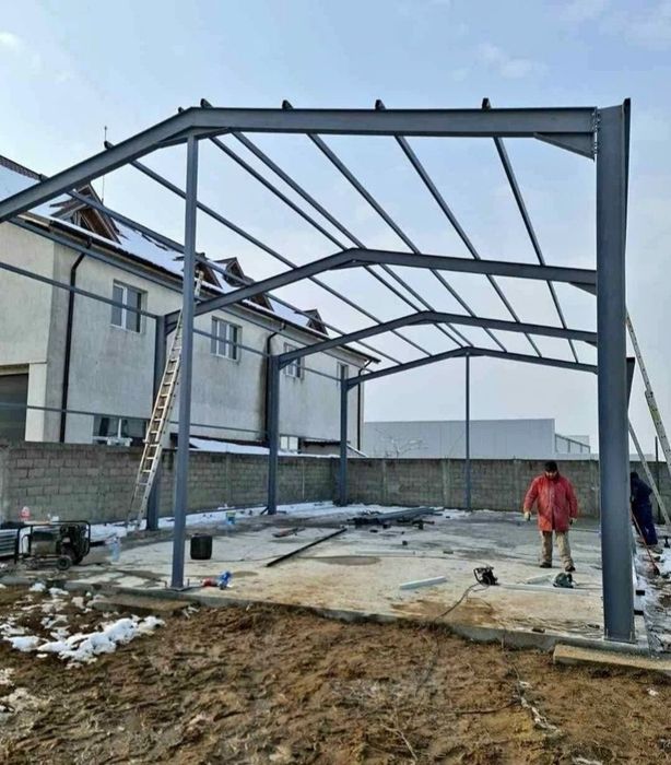 Vand structuri metalice de hale industriale hală metalică din profile IPE HEA