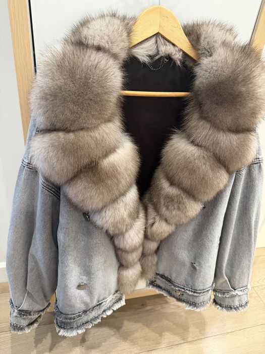 Куртка джинсовая с мехом