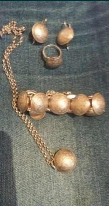 Комплект серебро 19 века